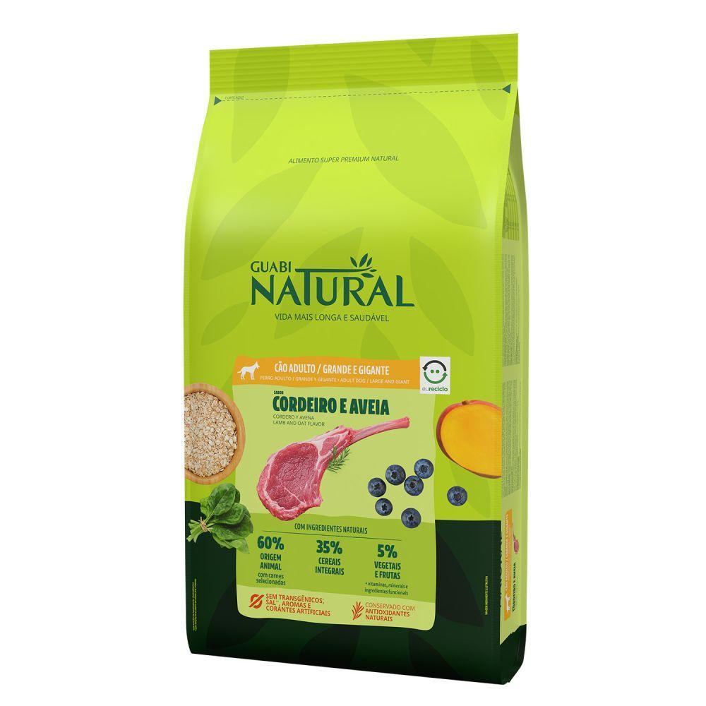Ração Guabi Natural Cães Adultos Grandes Cordeiro e Aveia - 2