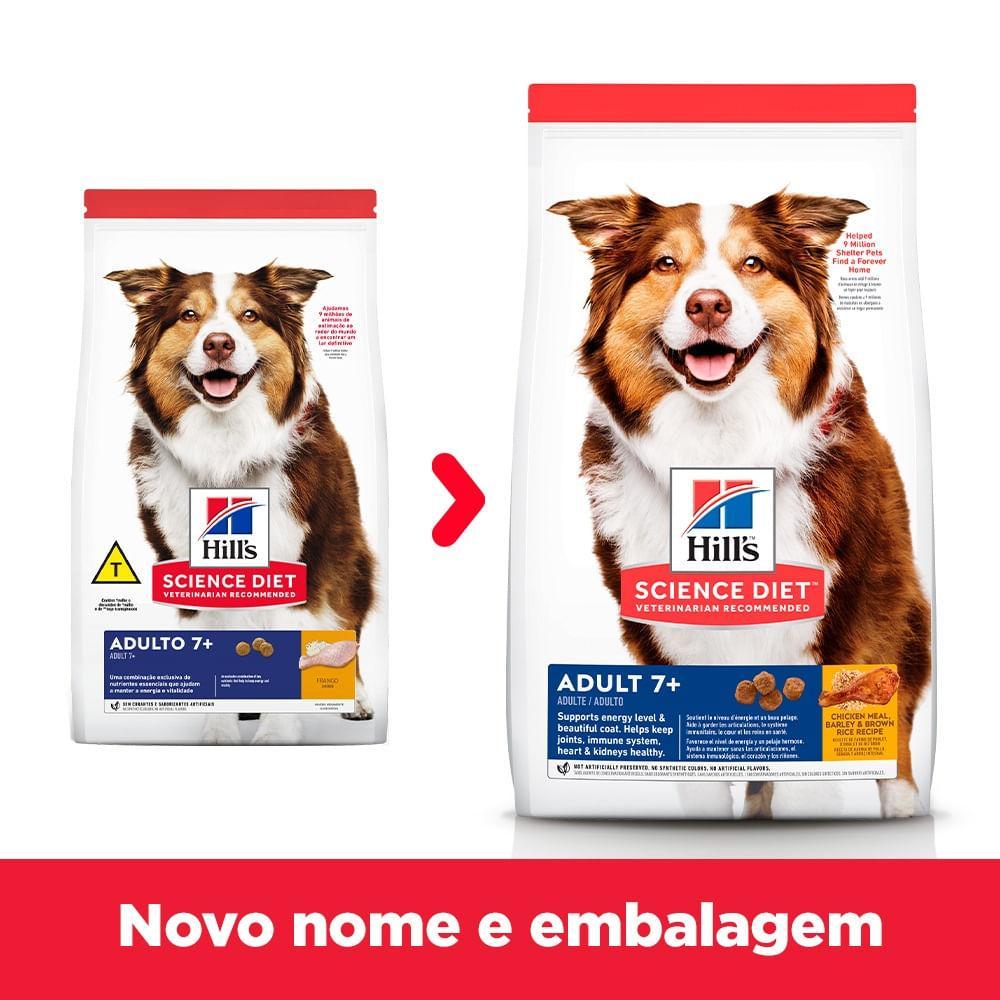 Ração Hill's Science Diet Adulto 7+ para Cães Idosos Sabor Frango - 2