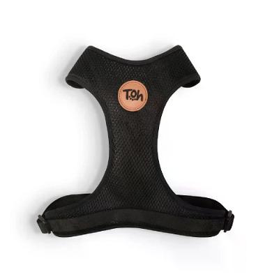 Peitoral H Mesh para Cães Toh Preto