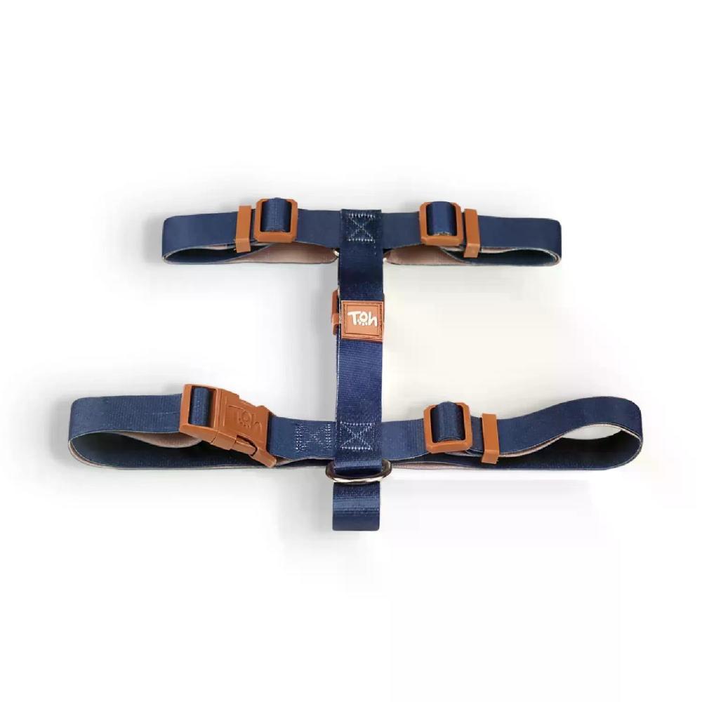 Peitoral H para Cães Basic Toh Azul - 2