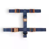 Peitoral H para Cães Basic Toh Azul - 1