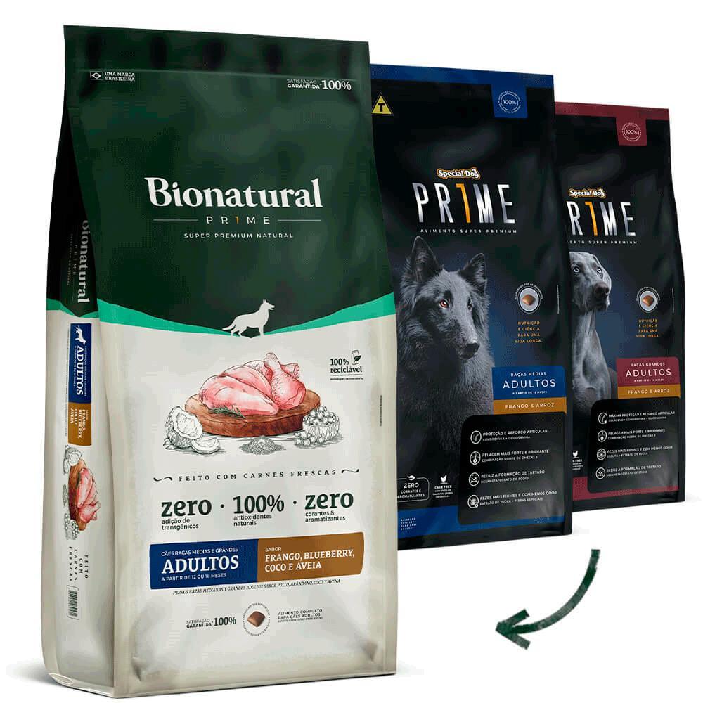 Ração Bionatural Prime Cães Adultos Raças Médias e Grandes Frango - 4