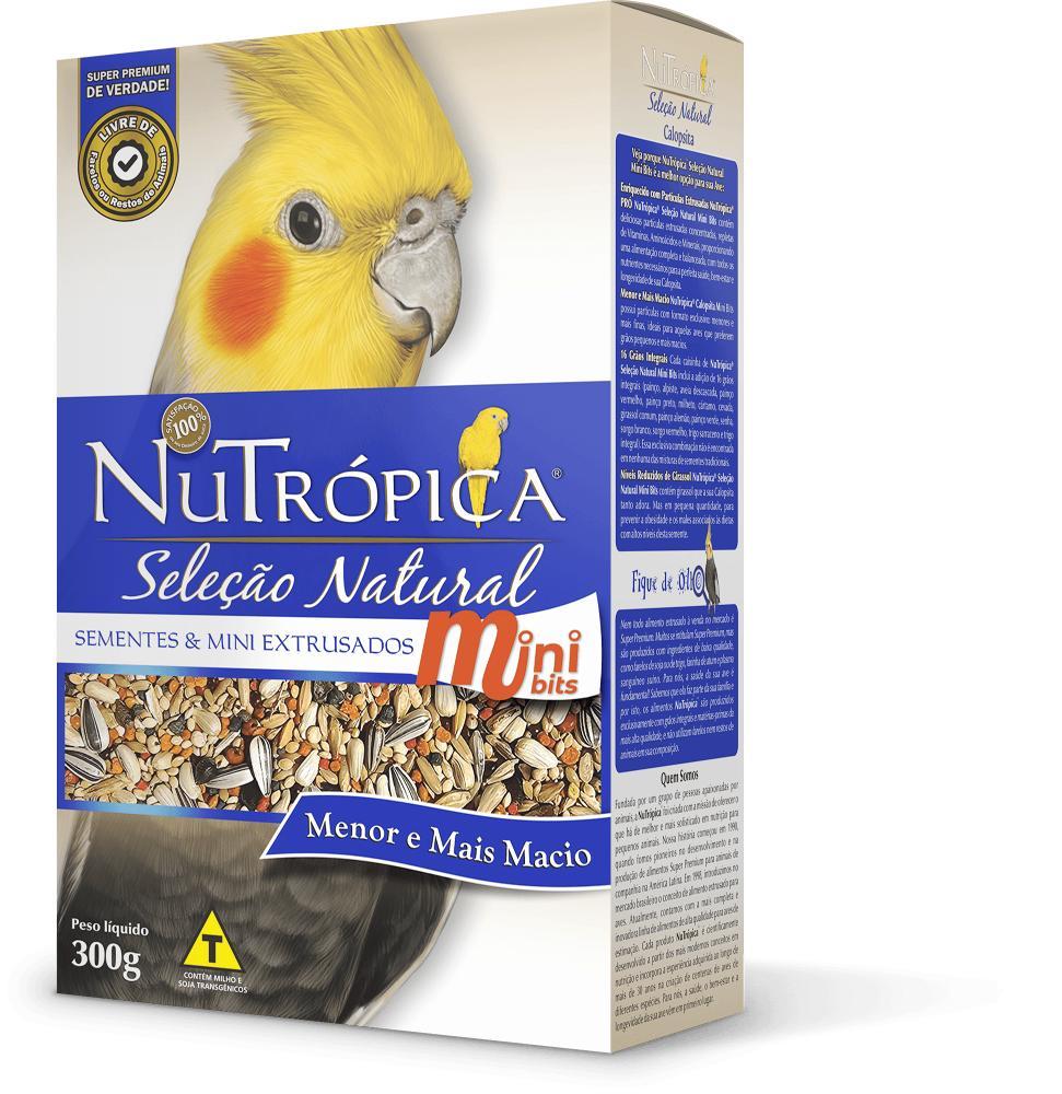 Ração Nutrópica para Calopsita Seleção Natural Sementes e Extrusado Mini Bits - 2
