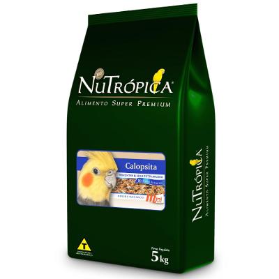 Ração Nutrópica para Calopsita Seleção Natural Sementes e Extrusado Mini Bits