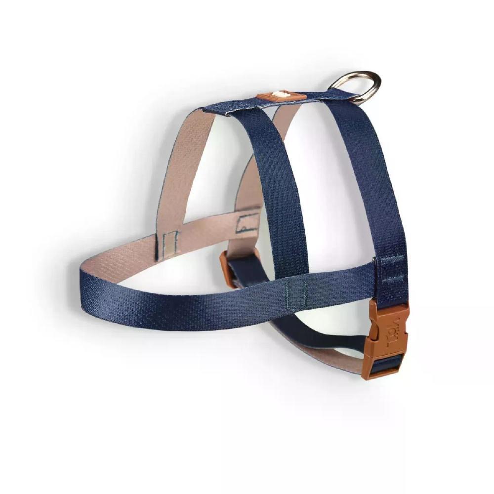 Peitoral Tradicional para Cães Basic Toh Azul - 1