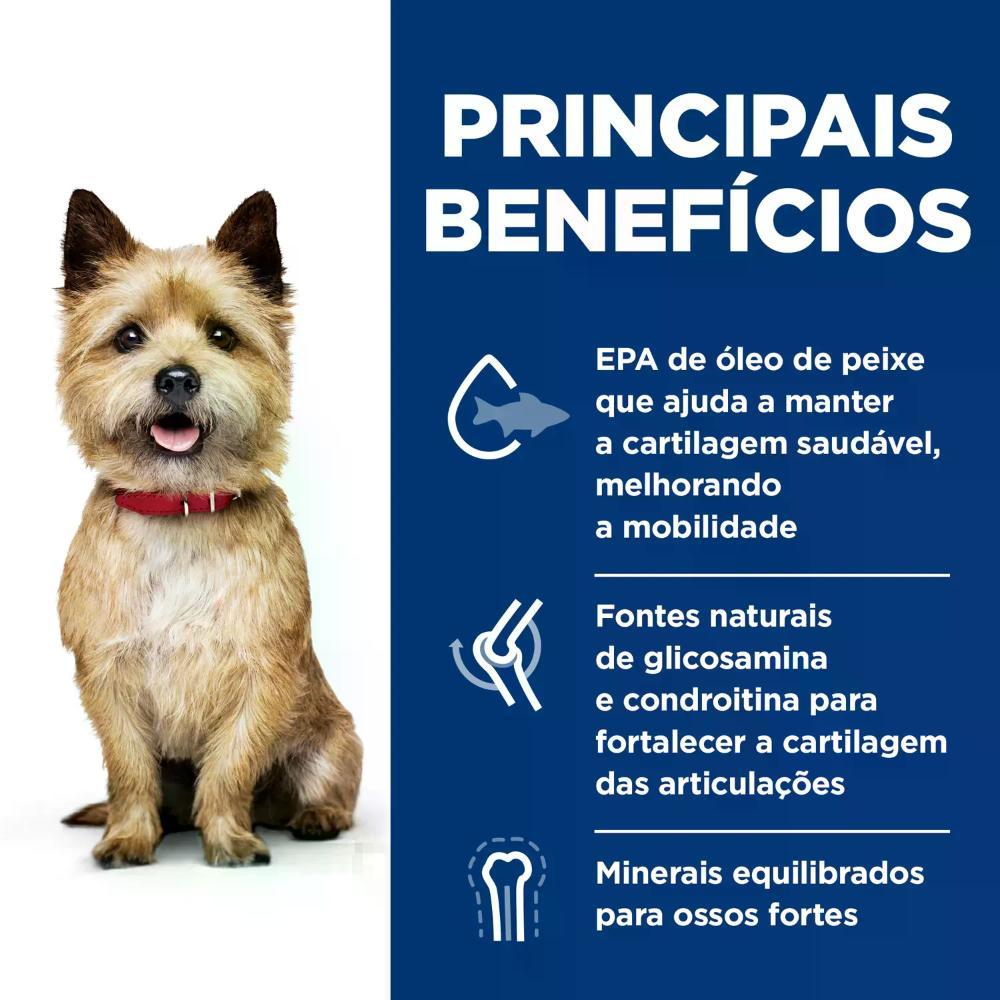 Ração Hill's Science Diet Mobilidade Saudável Pedaços Pequenos para Cães Adultos Sabor Frango - 3