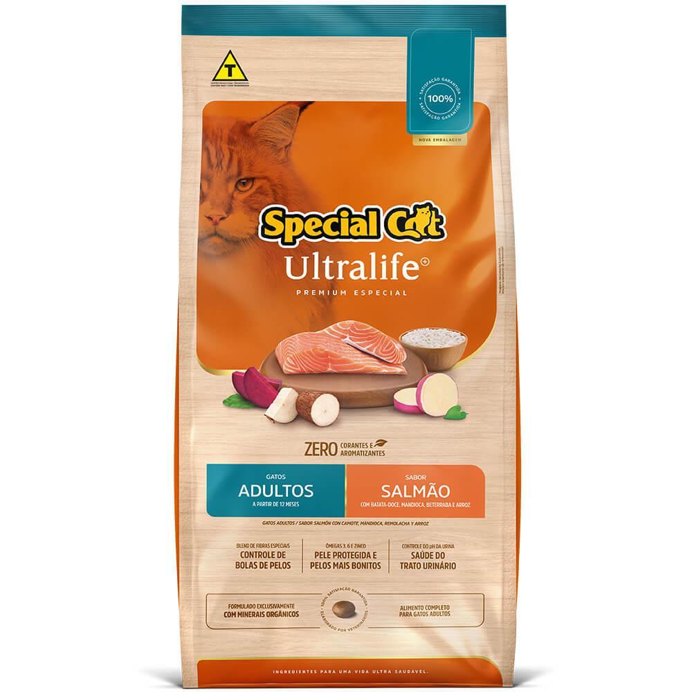 Ração Special Cat Ultralife Gatos Adultos Salmão - 2