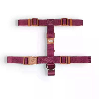 Peitoral H para Cães Basic Toh Bordô