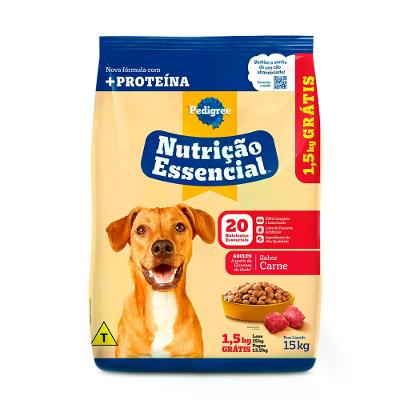 Ração Pedigree Nutri Essencial Cães Adultos Carne