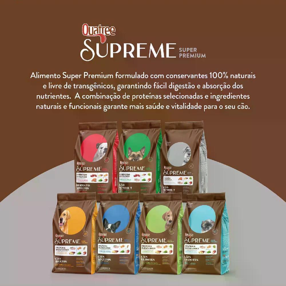 Ração Quatree Supreme Cães Sênior Raças Pequenas - 5