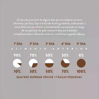 Ração Quatree Supreme Cães Sênior Raças Pequenas - 7