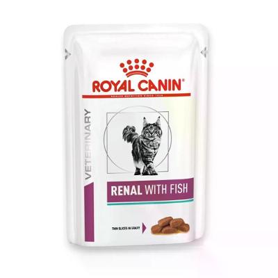 Ração Úmida Royal Canin Veterinary Diet Renal com Peixe para Gatos