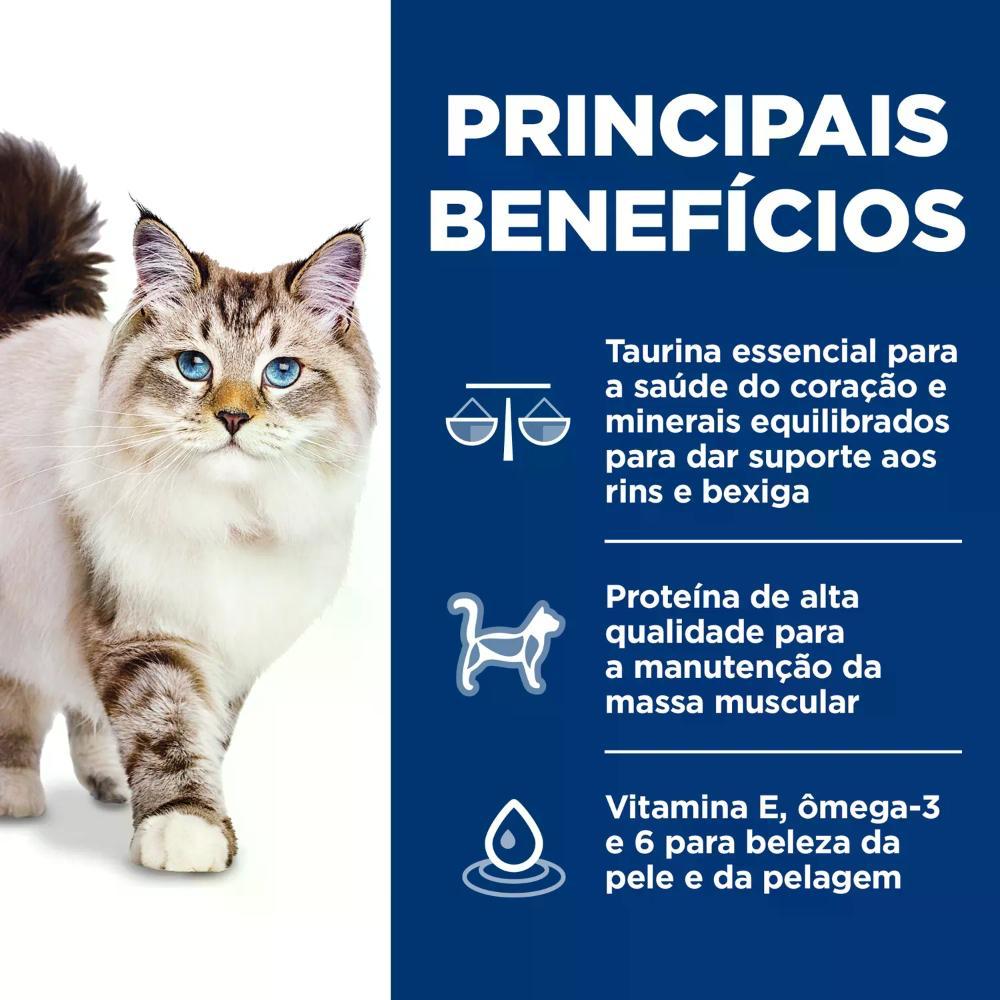 Ração Hill's Science Diet Sem Milho Trigo ou Soja para Gatos Adultos Sabor Frango - 3
