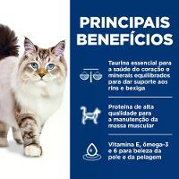 Ração Hill's Science Diet Sem Milho Trigo ou Soja para Gatos Adultos Sabor Frango - 3