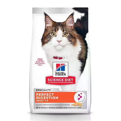 Ração Hill's Science Diet Digestão Perfeita para Gatos Adultos Sabor Salmão