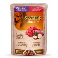 Ração Úmida Special Dog Ultralife Cães Adultos Raças Pequenas Carne - 1