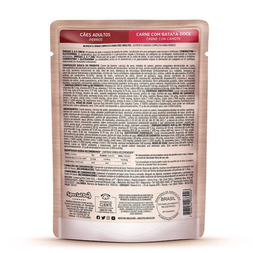 Ração Úmida Special Dog Ultralife Cães Adultos Carne - 2