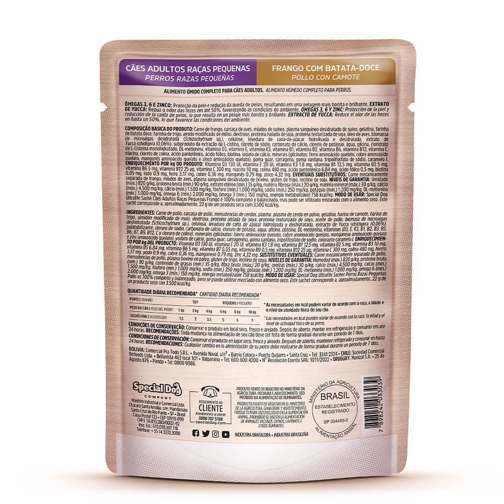 Ração Úmida Special Dog Ultralife Cães Adultos Raças Pequenas Frango - 2