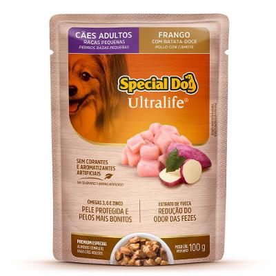 Ração Úmida Special Dog Ultralife Cães Adultos Raças Pequenas Frango
