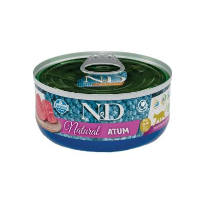 Ração Úmida N&amp;D Natural Gatos Atum
