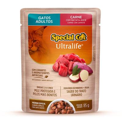 Ração Úmida Special Cat Ultralife Gatos Adultos Carne