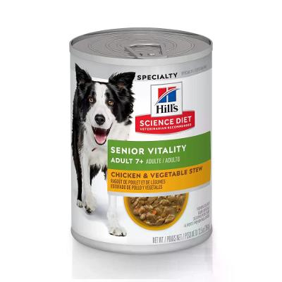 Ração Úmida Hill's Science Diet Vitalidade Sênior para Cães Idosos Sabor Frango e Vegetais