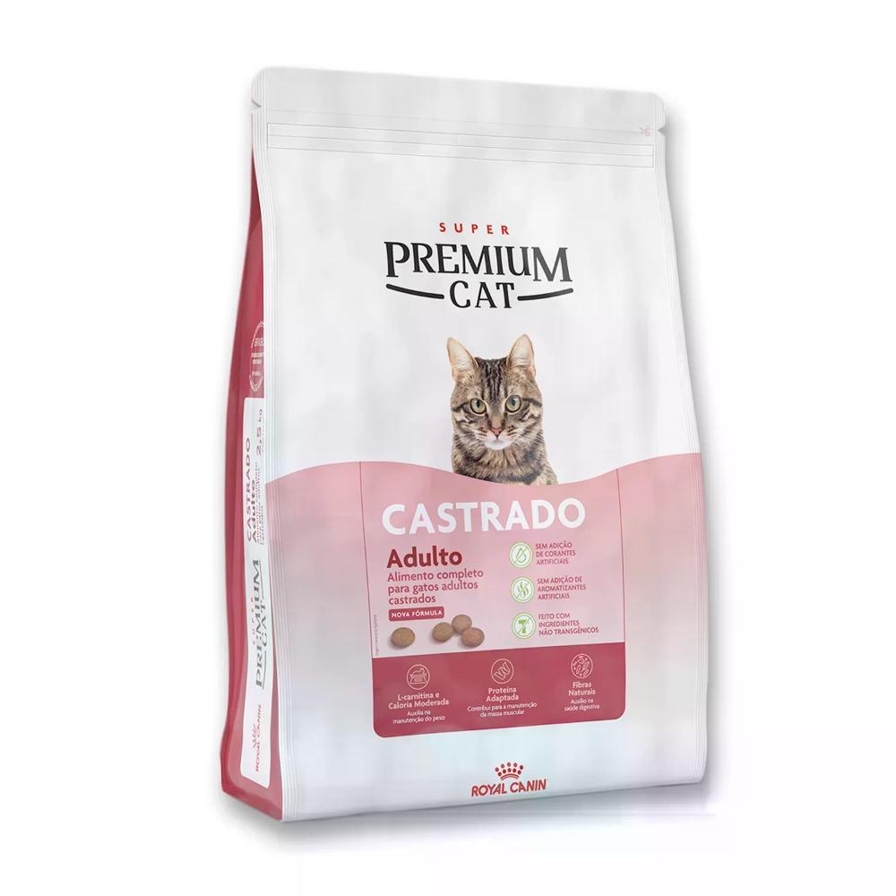 Ração Royal Canin Super Premium Cat para Gatos Adultos Castrados - 1