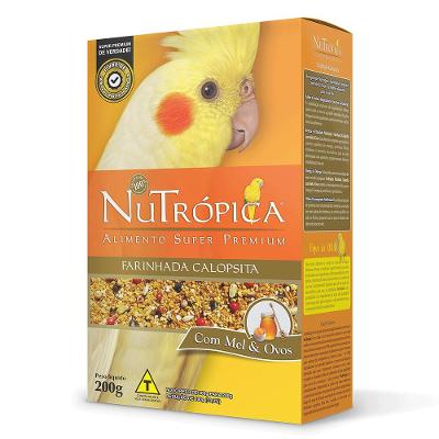 Farinhada Nutrópica para Calopsita à Base de Mel e Ovos