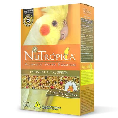 Farinhada Nutrópica para Calopsita à Base de Mel e Ovos
