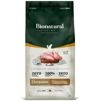 Ração Bionatural Prime Gatos Castrados Frango