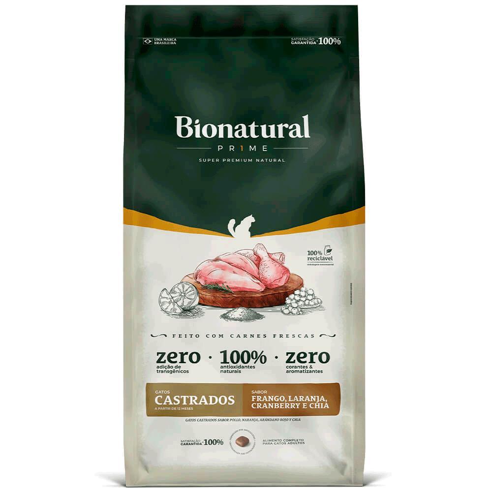 Ração Bionatural Prime Gatos Castrados Frango - 2