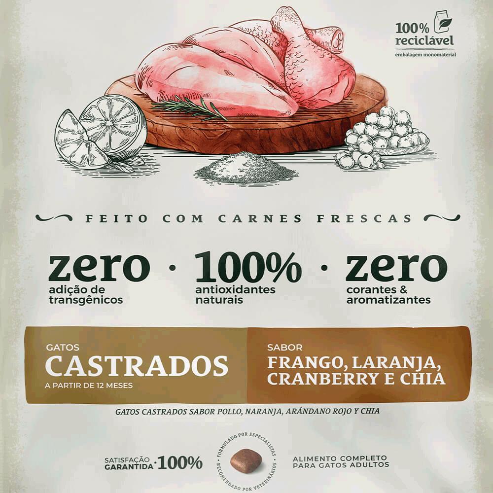 Ração Bionatural Prime Gatos Castrados Frango - 4