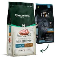 Ração Bionatural Prime Light Cães Adultos Raças Médias e Grandes Castrados Frango - 3