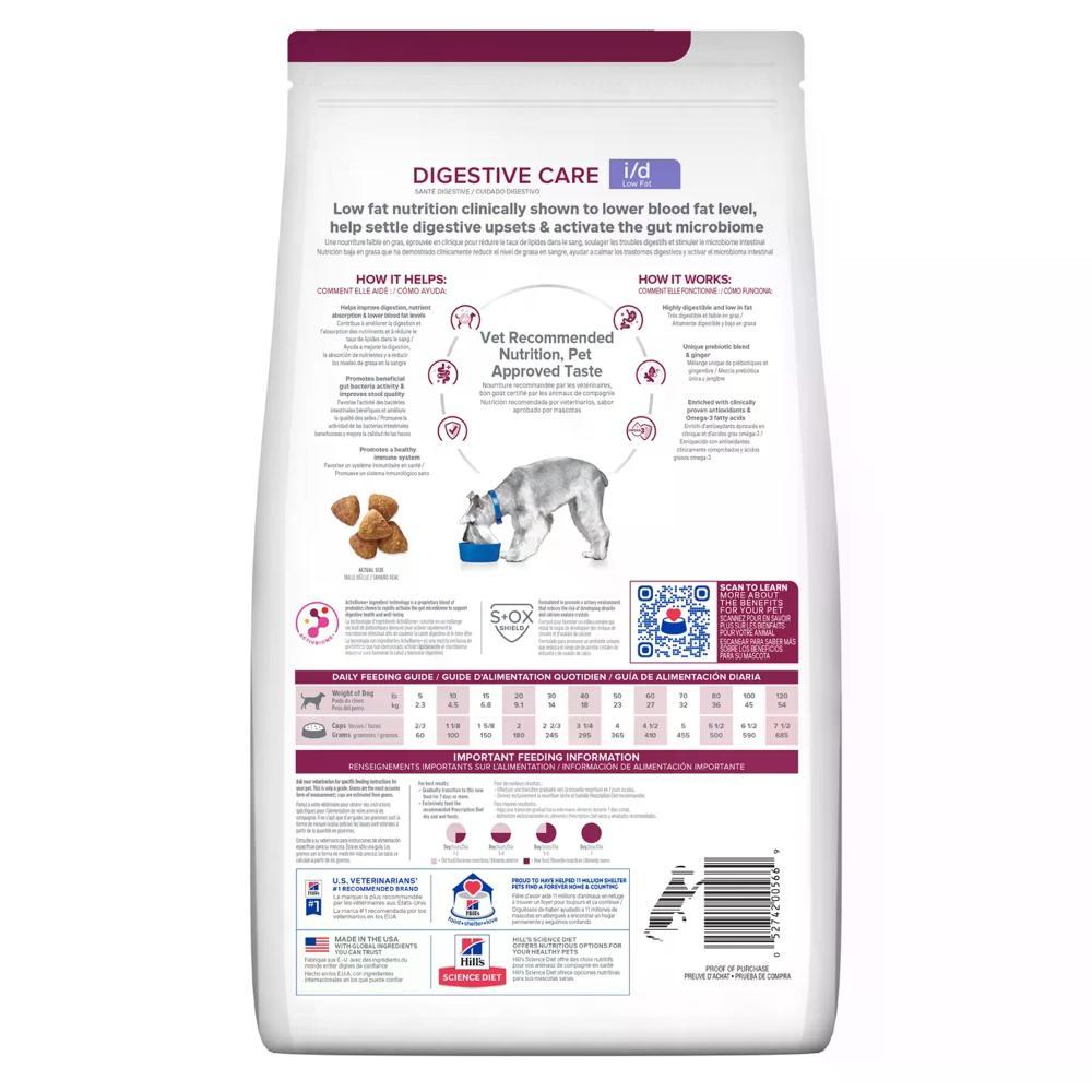 Ração Hill's Prescription Diet I/D Cães Cuidado Gastrointestinal com Baixa Caloria - 2