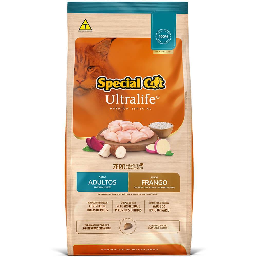 Ração Special Cat Ultralife Gatos Adultos Frango - 2