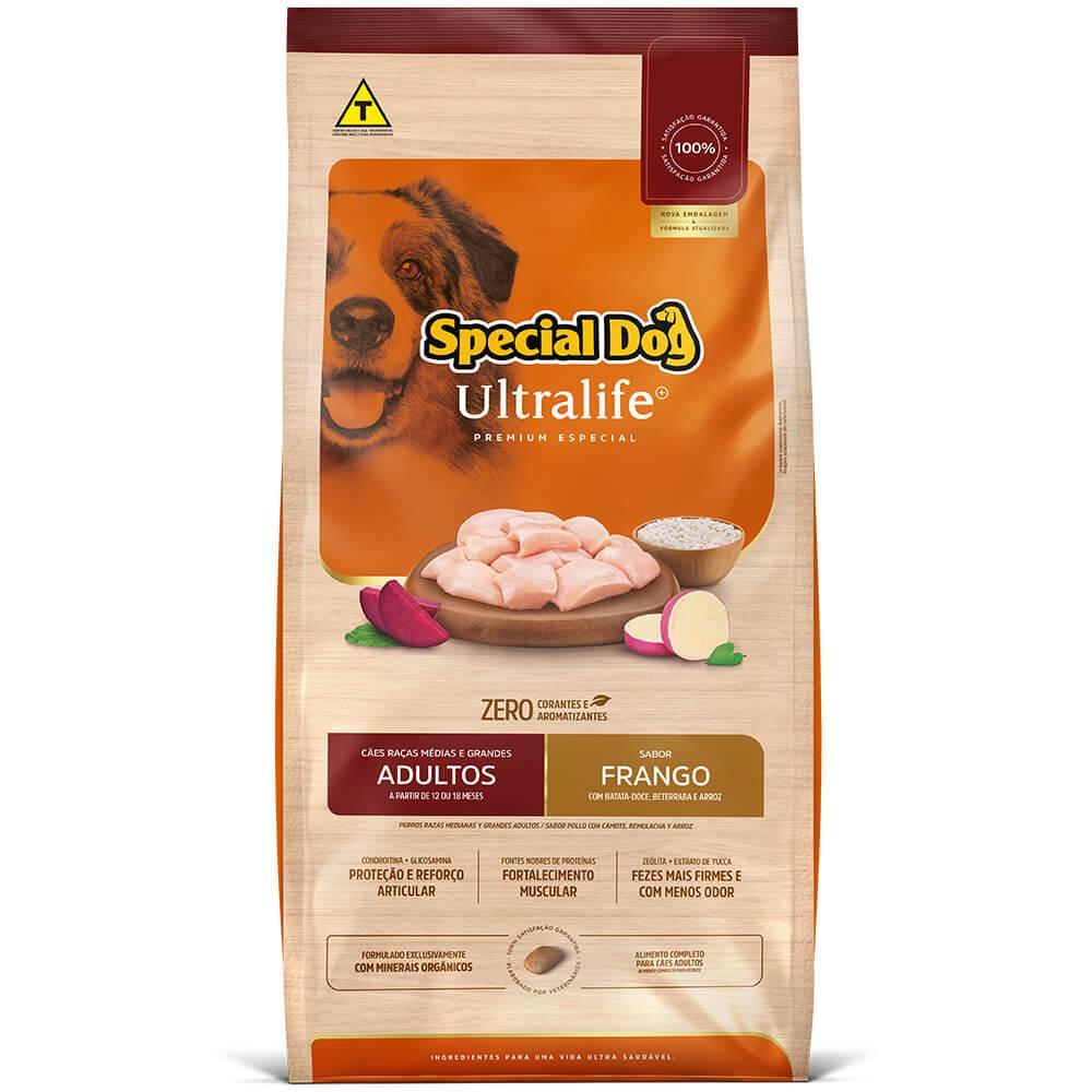 Ração Special Dog Ultralife Cães Adultos Raças Médias e Grandes Frango - 2