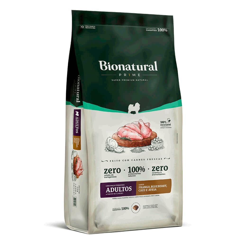 Ração Bionatural Prime Cães Adultos Raças Pequenas Frango - 1