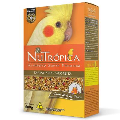 Farinhada Nutrópica para Calopsita à Base de Mel e Ovos