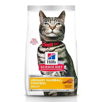 Ração Hill's Science Diet Cuidado Urinário e Controle de Bolas de Pelo para Gatos Adultos Sabor Frango