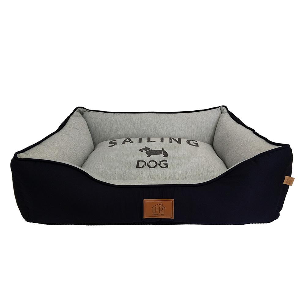 Cama London Azul Marinho Fábrica Pet - 1