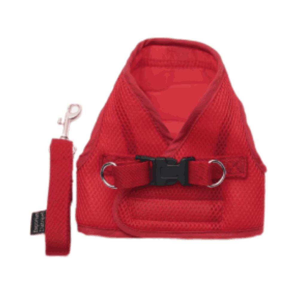 Peitoral com Guia para Cães Emporium Distripet Vermelho - 3