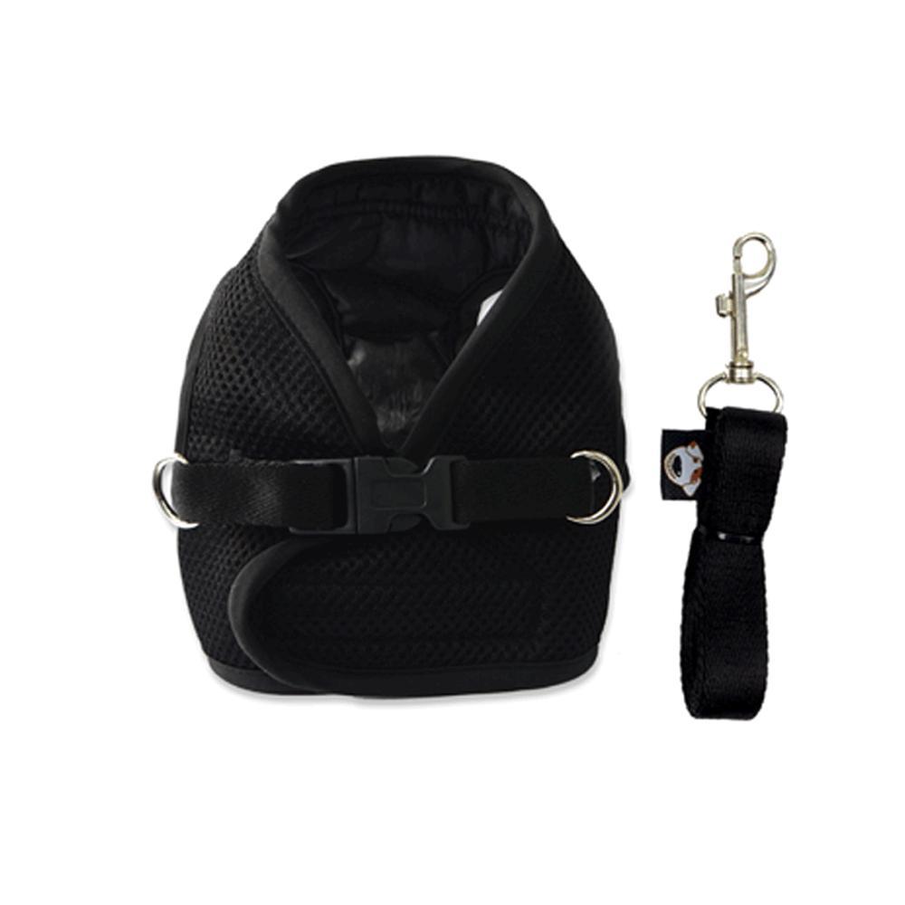 Peitoral com Guia para Cães Emporium Distripet Preto - 4