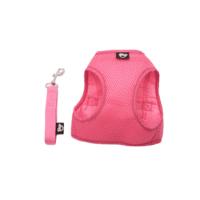 Peitoral com Guia para Cães Emporium Distripet Rosa