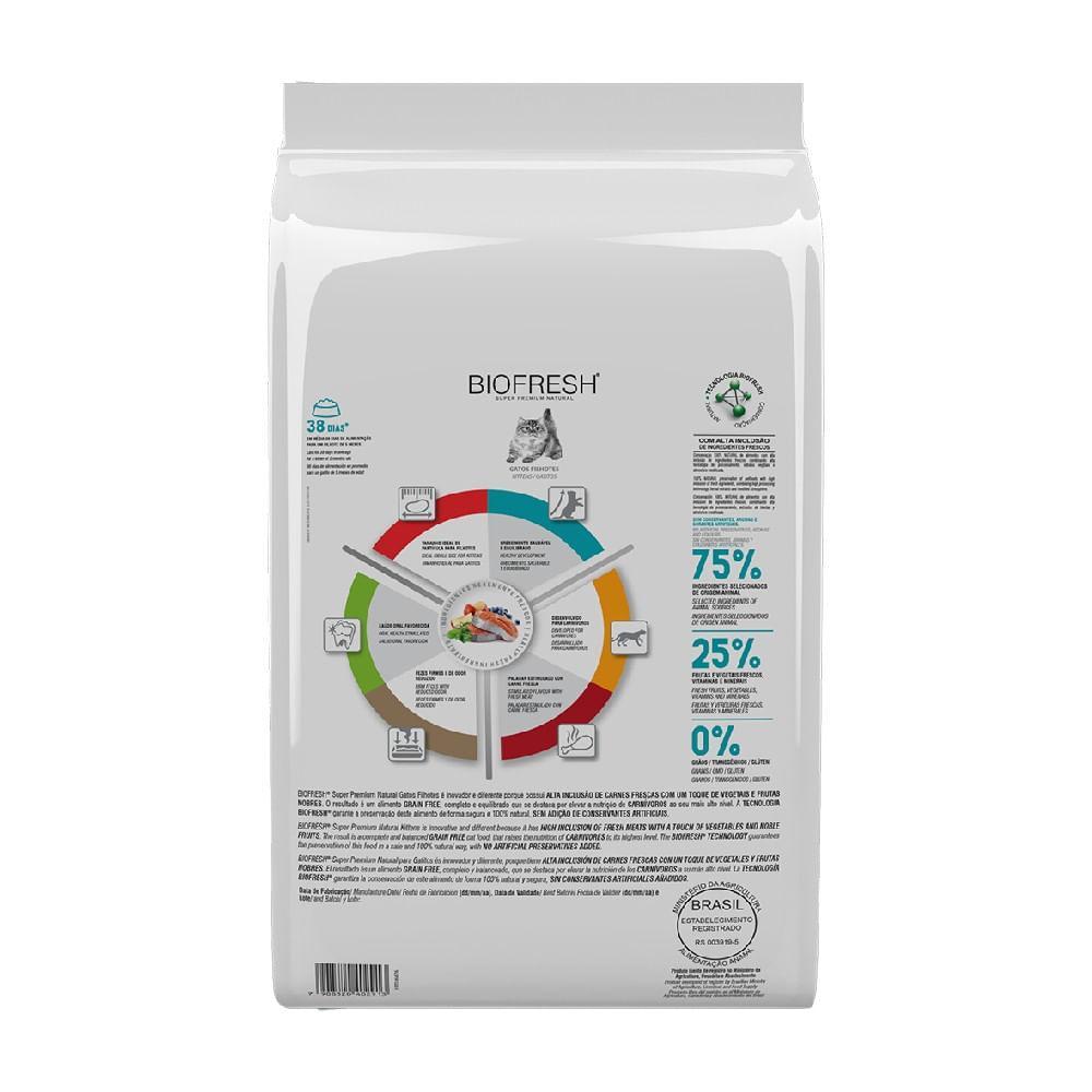 Ração Biofresh Gatos Filhotes Salmão - 3