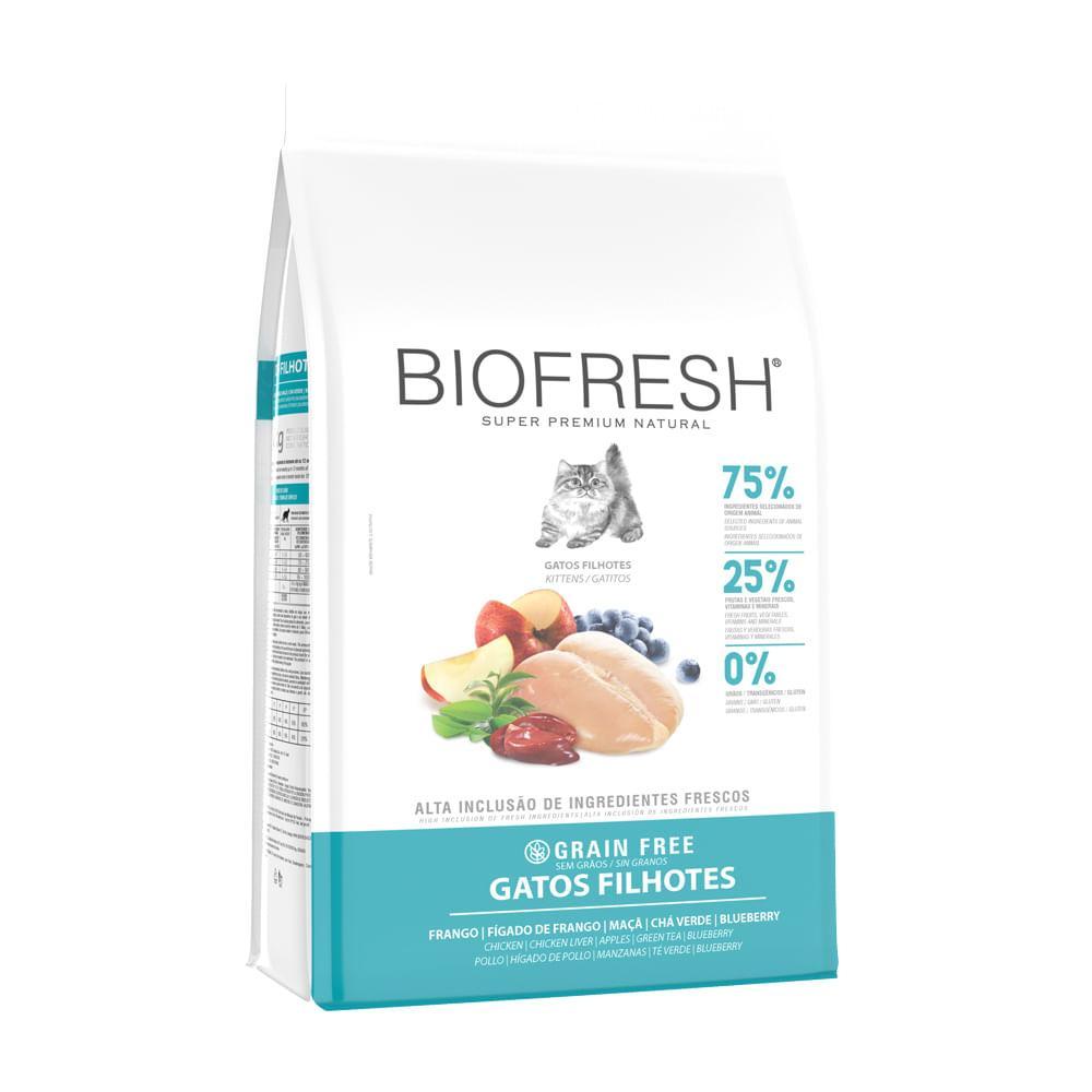 Ração Biofresh Gatos Filhotes Frango - 1