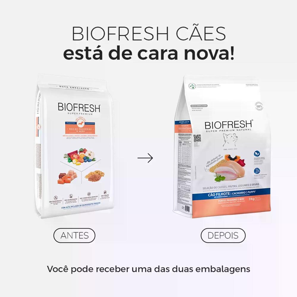 Ração Biofresh Cães Filhotes Raças Pequenas e Minis - 4
