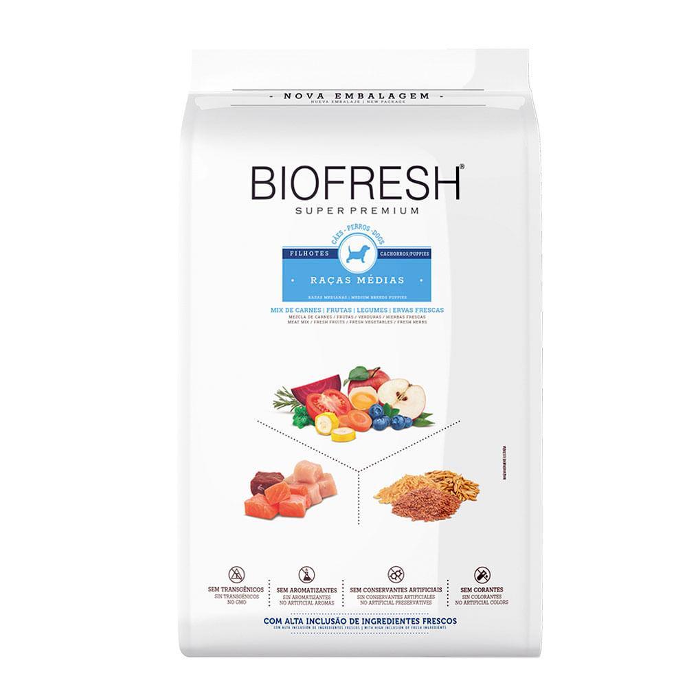 Ração Biofresh Cães Filhotes Raças Médias - 1