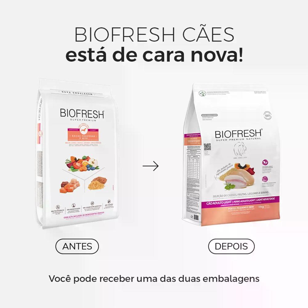 Ração Biofresh Light Cães Adultos Raças Pequenas e Minis - 3