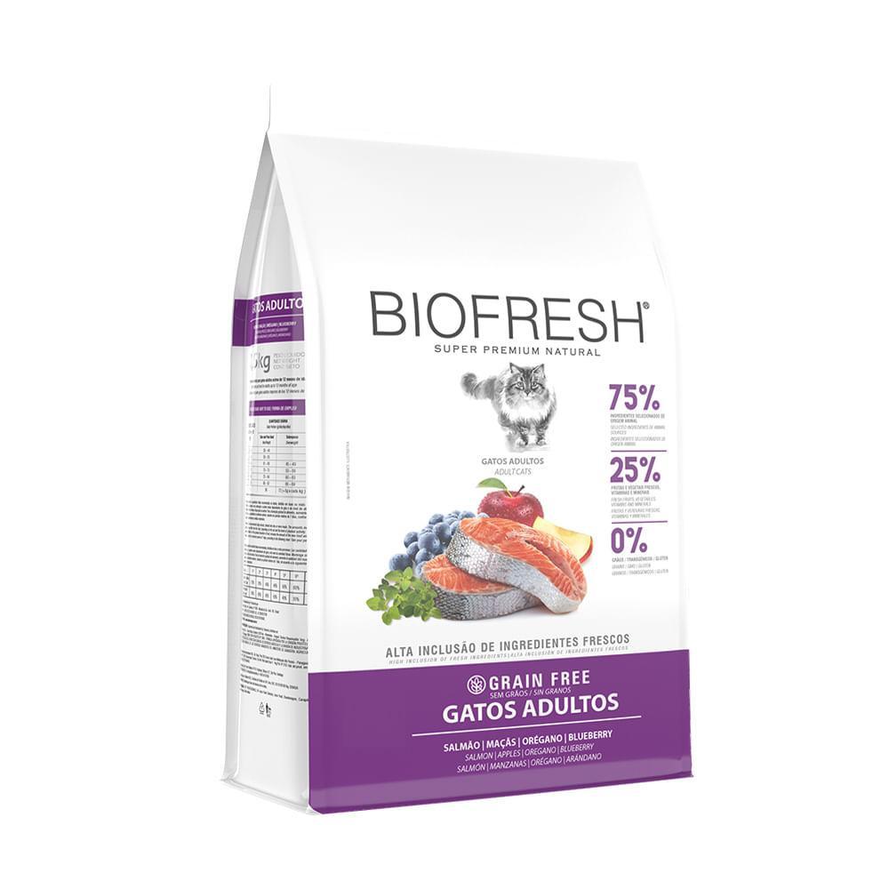 Ração Biofresh Gatos Adultos Salmão - 2
