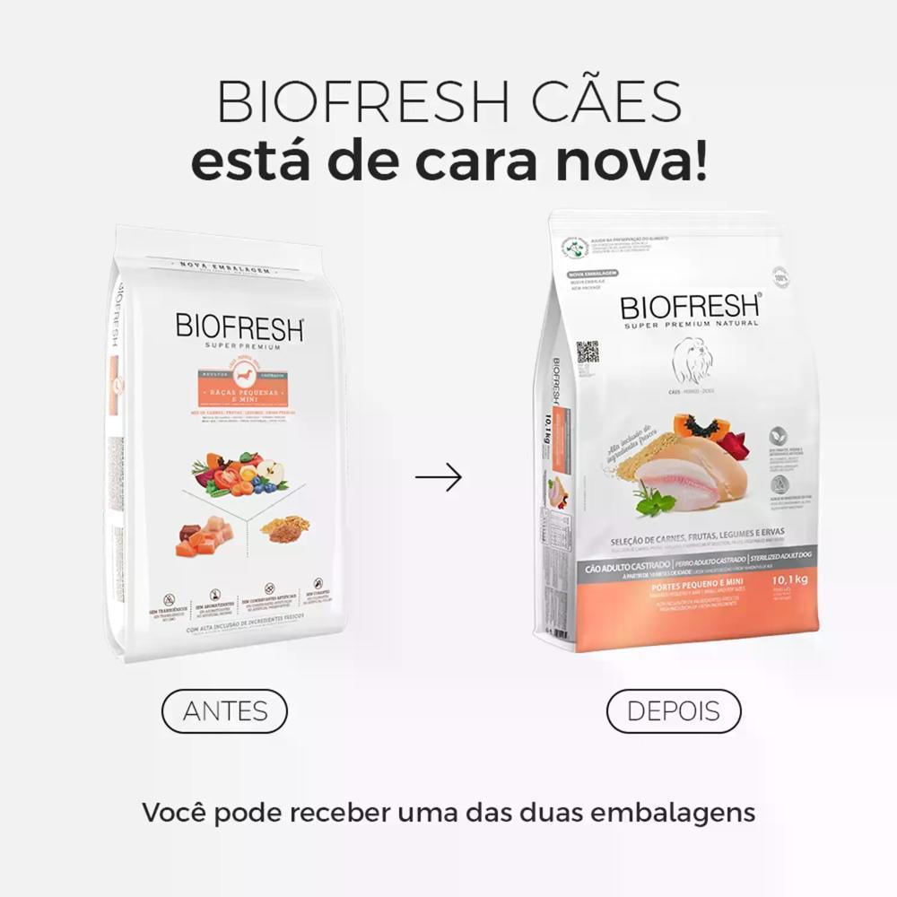 Ração Biofresh Cães Castrados Raças Pequenas e Minis - 5